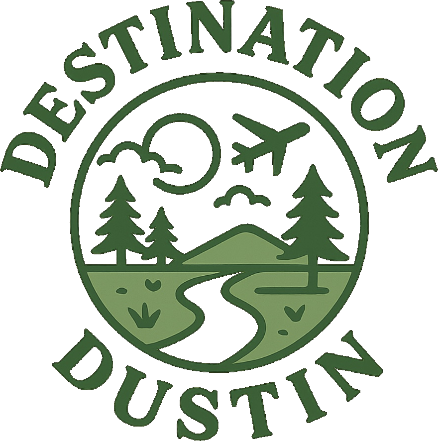 Destination Dustin logo